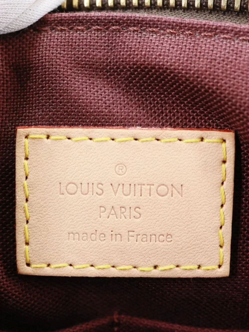 Louis Vuitton  Rivoli PM Monogram Canvas Satchel Bag Brown